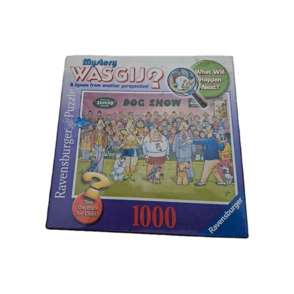 Ravensburger Mystery Wasgij? Jigsaw puzzle 1000 Piece Dog Show COMPLETE - Picture 8 of 8